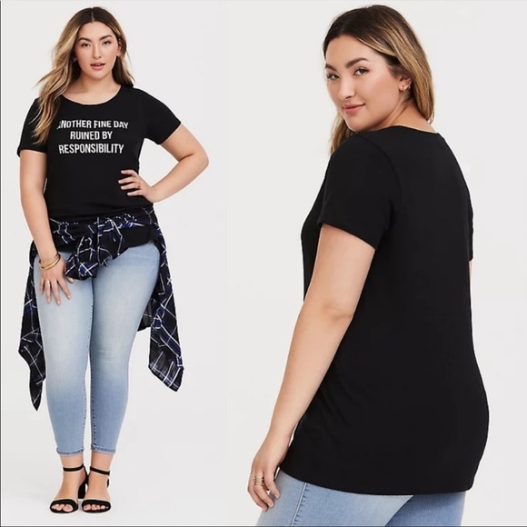 torrid top another fine day ruined by responsibility plus size 2x women - Picture 2 of 2